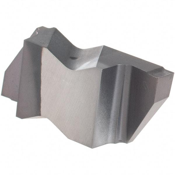 Kennametal - 3094NG K Grade KCU10, 2.39mm Cutting Width Carbide Grooving Insert - 0.15" Max Depth of Cut, Right Hand, 0.0075" Corner Radius, AlTiN Finish - USA Tool & Supply