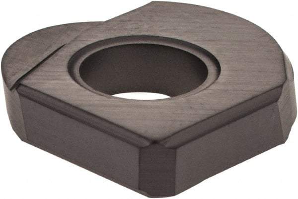 Iscar - HBFD.62 QF Grade IC908 Carbide Milling Insert - TiAlN Finish, 0.132" Thick, 5/8" Inscribed Circle, 5/16" Corner Radius - USA Tool & Supply