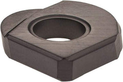 Iscar - HBFD.62 QF Grade IC908 Carbide Milling Insert - TiAlN Finish, 0.132" Thick, 5/8" Inscribed Circle, 5/16" Corner Radius - USA Tool & Supply