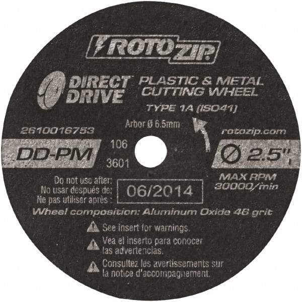 Rotozip - Rotary Cut-Off Wheel - USA Tool & Supply