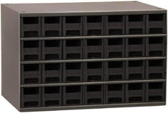 Akro-Mils - 28 Drawer, Small Parts Cabinet - 11" Deep x 17" Wide x 11" High - USA Tool & Supply