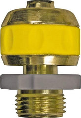 Nelson - 5/8 & 3/4 Garden Hose Compression Fitting - Metal, Male Connector - USA Tool & Supply