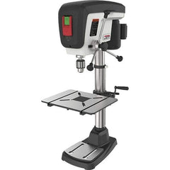 Jet - 15" Swing, Step Pulley Drill Press (Woodworking) - 16 Speed, 3/4 hp, Single Phase - USA Tool & Supply