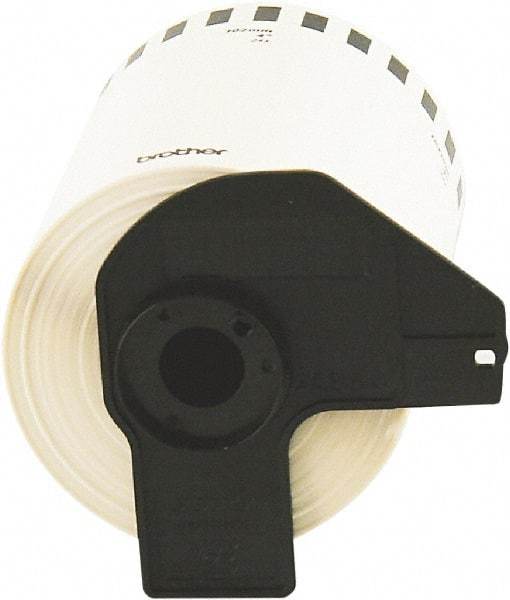 Brother - 5.2" Wide x 100" Long, White Paper Label Tape - For Charts - USA Tool & Supply