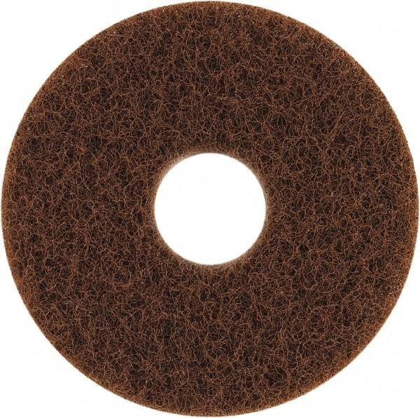 Oreck - Scrubbing Pad - 12" Machine, Brown Pad, Abrasive - USA Tool & Supply