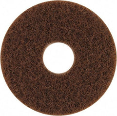 Oreck - Scrubbing Pad - 12" Machine, Brown Pad, Abrasive - USA Tool & Supply