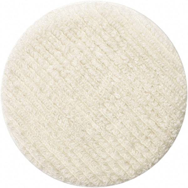 Oreck - Polishing Pad - 12" Machine, White Pad, Cotton - USA Tool & Supply