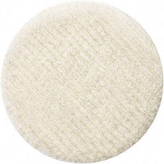 Oreck - Polishing Pad - 12" Machine, White Pad, Cotton - USA Tool & Supply