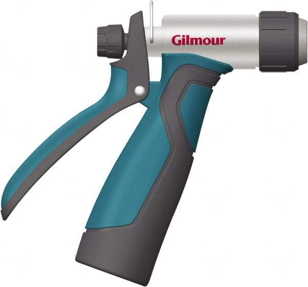 Gilmour - Garden Hose Rear Trigger Cleaning Nozzle - Aluminum, Zinc - USA Tool & Supply