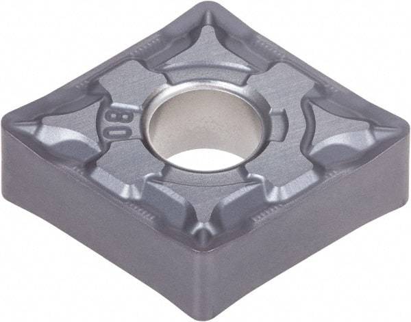 Tungaloy - CNMG432 HRM Grade AH8005 Carbide Turning Insert - AlTiN Finish, 80° Diamond, 1/2" Inscr Circle, 3/16" Thick, 1/32" Corner Radius - USA Tool & Supply
