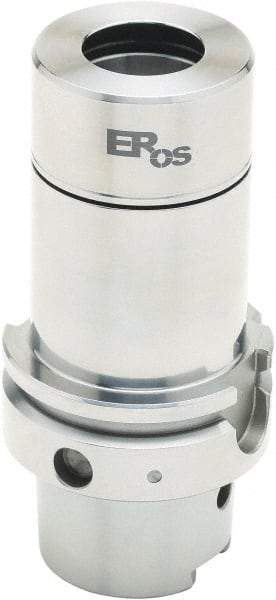 Parlec - 0.054" to 25/32" Capacity, 3.94" Projection, HSK63A Hollow Taper, ERos32 Collet Chuck - 25/32" Shank Diam - Exact Industrial Supply
