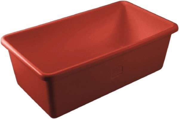 Remco - 149 Gal, 500 Lb Load Capacity Red Polyethylene Tote Container - Nesting, 46.8" Long x 26-1/2" Wide x 16.9" High - USA Tool & Supply