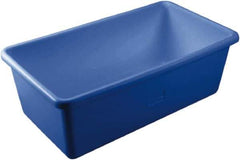 Remco - 149 Gal, 500 Lb Load Capacity Blue Polyethylene Tote Container - Nesting, 46.8" Long x 26-1/2" Wide x 16.9" High - USA Tool & Supply