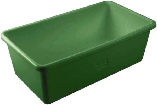 Remco - 149 Gal, 500 Lb Load Capacity Green Polyethylene Tote Container - Nesting, 46.8" Long x 26-1/2" Wide x 16.9" High - USA Tool & Supply