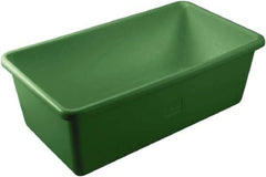 Remco - 149 Gal, 500 Lb Load Capacity Green Polyethylene Tote Container - Nesting, 46.8" Long x 26-1/2" Wide x 16.9" High - USA Tool & Supply