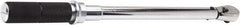 GearWrench - 3/8" Drive Micrometer Torque Wrench - 10 Ft/Lb to 100 Ft/Lb Torque, 17.1" OAL, 1/2 Ft/Lb Graduation, Teardrop Ratchet Head - USA Tool & Supply