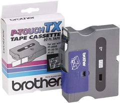 Brother - 3/4" Wide x 600" Long, Clear Tape Cassette - For Label Maker - USA Tool & Supply