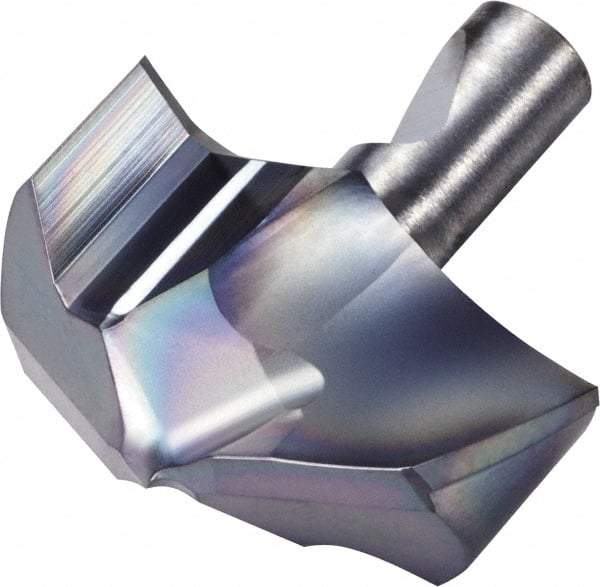 Kyocera - Series DA, 9.3mm Diam Grade PR1535 140° Replaceable Drill Tip - Carbide, Megacoat Finish, 090 Seat Size - USA Tool & Supply