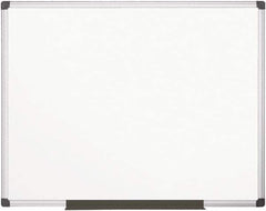 MasterVision - 48" High x 72" Wide Magnetic Dry Erase Board - Steel - USA Tool & Supply