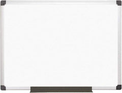 MasterVision - 36" High x 48" Wide Magnetic Dry Erase Board - Steel - USA Tool & Supply