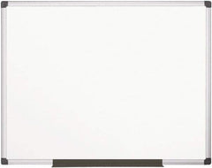 MasterVision - 48" High x 72" Wide Magnetic Dry Erase Board - Porcelain/Steel - USA Tool & Supply