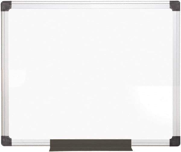 MasterVision - 24" High x 36" Wide Magnetic Dry Erase Board - Porcelain/Steel - USA Tool & Supply