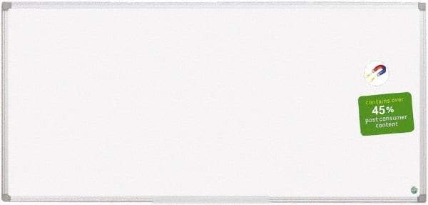 MasterVision - 48" High x 96" Wide Magnetic Dry Erase Board - Steel - USA Tool & Supply
