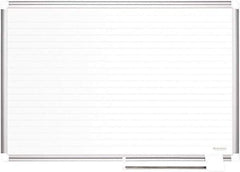 MasterVision - 36" High x 48" Wide Magnetic Dry Erase Calendar - Steel - USA Tool & Supply