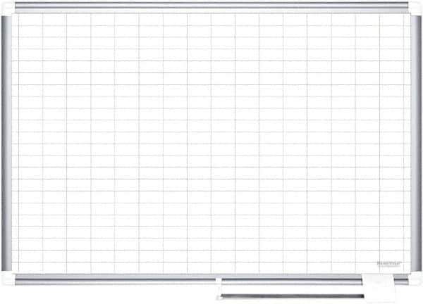 MasterVision - 36" High x 24" Wide Magnetic Dry Erase Calendar - Steel - USA Tool & Supply