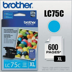 Brother - Cyan Ink Cartridge - Use with Brother MFC-J280W, J425W, J430W, J435W, J5910DW, J625DW, J6510DW, J6710DW, J6910DW, J825DW, J835DW - USA Tool & Supply