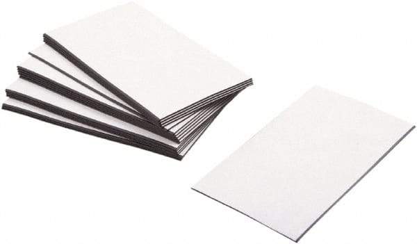 Baum/Gartens - 2" Wide x 3-1/2" Long, White Paper Business Cards - For Business Cards - USA Tool & Supply