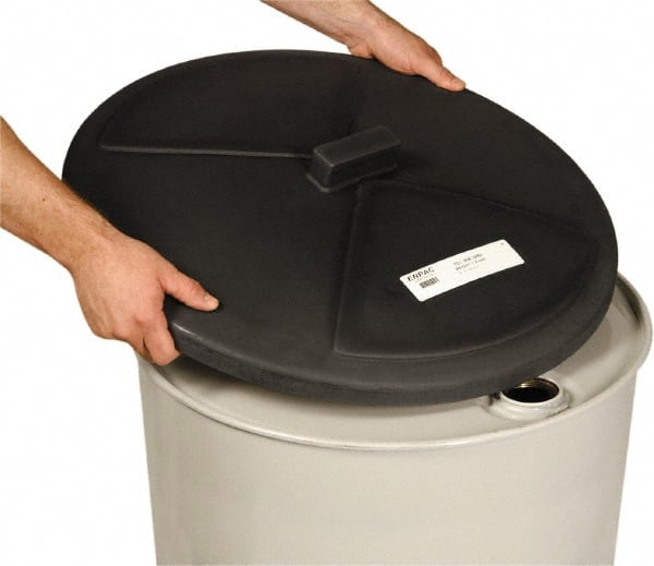 Enpac - 55 Gal, 250 mil, Polyethylene Drum Cover - USA Tool & Supply