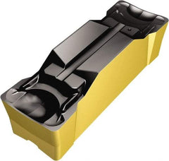 Sandvik Coromant - LN123 GM Grade 4325, 8mm Cutting Width Carbide Grooving Insert - 28.4mm Max Depth of Cut, Neutral, 0.5mm Corner Radius, TiCN/Al2O3/TiN Finish - USA Tool & Supply