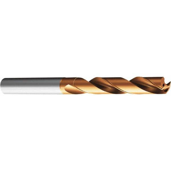 Sandvik Coromant - 33/64" 144° Spiral Flute Solid Carbide Screw Machine Drill Bit - USA Tool & Supply