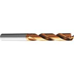 Sandvik Coromant - 33/64" 144° Spiral Flute Solid Carbide Screw Machine Drill Bit - USA Tool & Supply