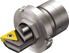 Sandvik Coromant - Left Hand Cut, 27mm Min Bore Diam, Boring Cartridge - R/L148C (S) Insert, 24.1mm OAL, 90° Lead Angle - USA Tool & Supply
