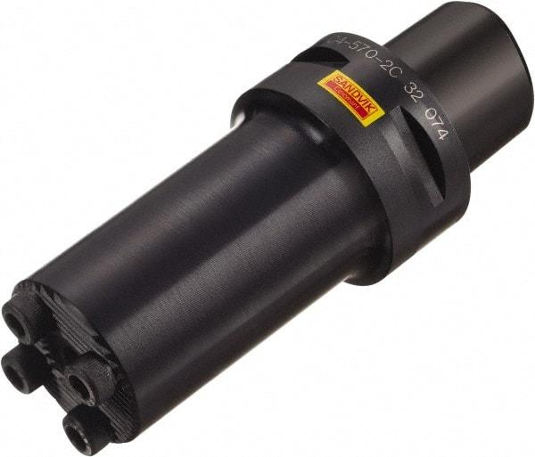 Sandvik Coromant - 32;C3 System Size, Modular Tool Holding System Adapter - 37mm Projection, 32mm Body Diam, 37mm OAL - Exact Industrial Supply