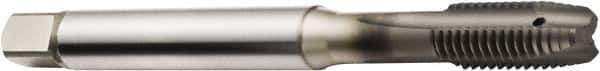 Sandvik Coromant - M8x1.25 Metric, 3 Flute, High Speed Steel Spiral Point Tap - Plug Chamfer, Right Hand Thread, 93.3mm OAL, 17.4mm Thread Length, 8mm Shank Diam, 6HX Class of Fit, Series CoroTap 200 - Exact Industrial Supply