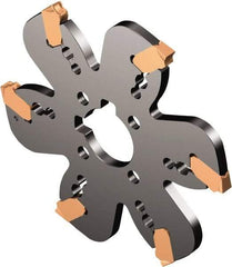 Sandvik Coromant - 0.1575" Cutting Width, 1.2205" Depth of Cut, 125mm Cutter Diam, 1.2598" Hole Diam, Indexable Slotting Cutter - 1.2598" Shank Diam, QD..X Toolholder, Right Hand Cutting Direction - USA Tool & Supply