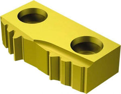 Sandvik Coromant - 16624 A Grade 4125, External API Round Threading Insert - 10 TPI Ext Pitch, Right Hand Insert, TiAlN+TiN Finish, Carbide - USA Tool & Supply
