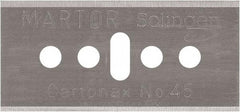 Martor USA - Carbon Steel, Replacement Blade - 1.53" Long - USA Tool & Supply