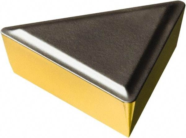 Sandvik Coromant - TPMR222 53 Grade 4325 Carbide Turning Insert - TiCN/Al2O3/TiN Finish, 60° Triangle, 1/4" Inscr Circle, 1/8" Thick, 1/32" Corner Radius - USA Tool & Supply