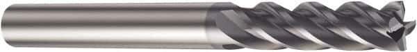 Sandvik Coromant - 16mm, 60mm LOC, 16mm Shank Diam, 124mm OAL, 4 Flute, Solid Carbide Square End Mill - Single End, TiAlN Finish, Spiral Flute, 37° Helix, Centercutting, Right Hand Cut, Right Hand Flute, Series CoroMill Plura - USA Tool & Supply
