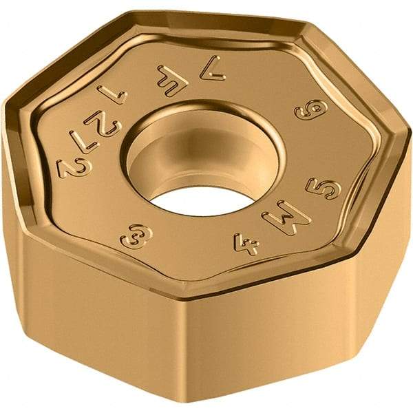 Walter - F27 Grade WKP25S Milling Insert - 4.6mm Thick, 14.5mm Inscribed Circle, 0.8mm Corner Radius - USA Tool & Supply