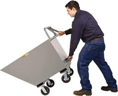 Little Giant - 2,000 Lb Load Capacity, 1/3 Cu Yd, Steel Tilt Truck - 24" Wide x 45" Long x 38" High - USA Tool & Supply