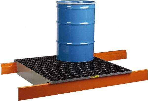 Little Giant - 66 Gal Sump, Steel Spill Deck or Pallet - 49" Long x 51" Wide x 7-1/2" High - USA Tool & Supply