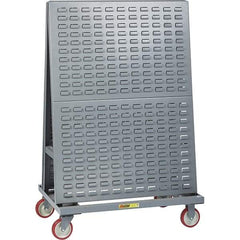 Little Giant - 1,200 Lb Capacity Multi-Purpose Lean Tool Cart - 24" Wide x 36" Deep x 56" High, Steel, Gray - USA Tool & Supply