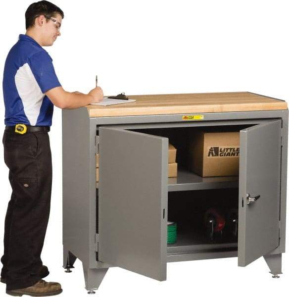 Little Giant - Stationary Workstations Type: Security Workstation Width (Inch): 36 - USA Tool & Supply