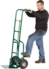 Little Giant - 800 Lb Capacity 60" OAH Hand Truck - Continuous Handle, Steel, Pneumatic Wheels - USA Tool & Supply