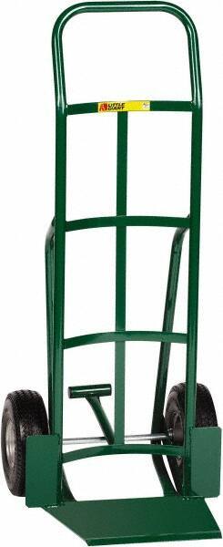 Little Giant - 600 Lb Capacity 47" OAH Hand Truck - Continuous Handle, Steel, Flat-Free Microcellular Foam Wheels - USA Tool & Supply